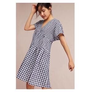 Anthropologie 11.1.Tylho Gingham Tunic Dress XS